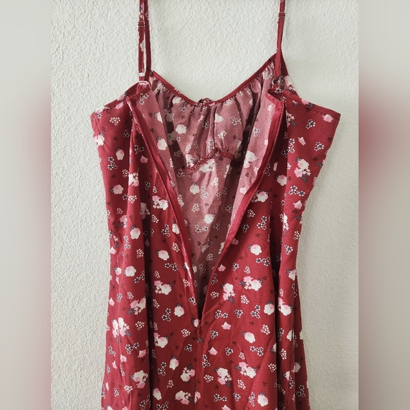 SHEIN Cami Midi Dress - Burgundy - Picture 8 of 9